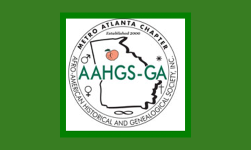 Logo for African-American Historical and Genealogical Society (Washington, D.C.). Metro Atlanta Chapter
